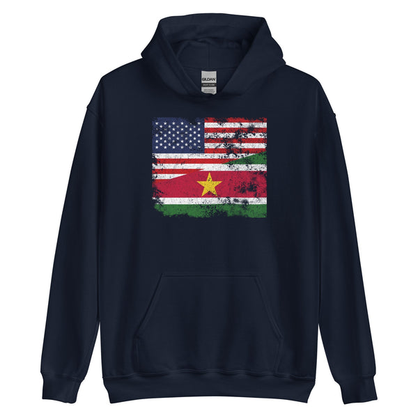 Suriname USA Flag Hoodie