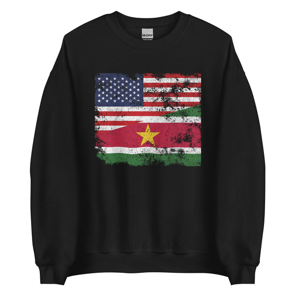 Suriname USA Flag Sweatshirt
