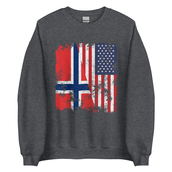 Svalbard USA Flag Sweatshirt