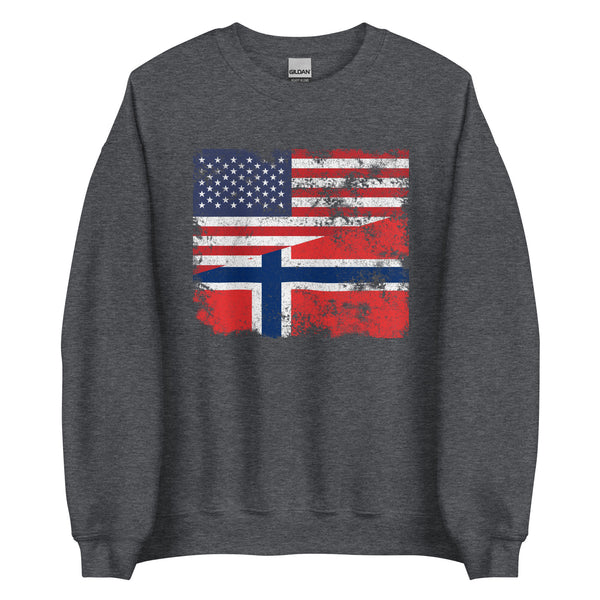 Svalbard USA Flag Sweatshirt