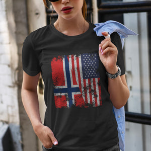Svalbard USA Flag T-Shirt