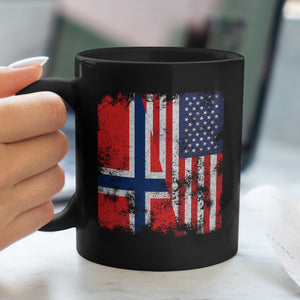 Svalbard USA Flag Mug