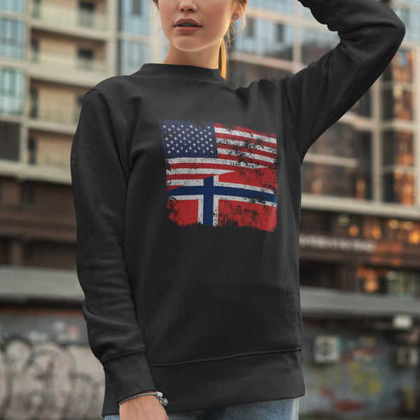 Svalbard USA Flag Sweatshirt