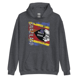 Swaziland Flag - Distressed Flag Hoodie