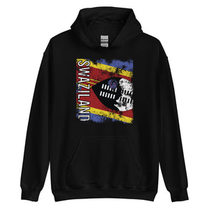 Swaziland Flag - Distressed Flag Hoodie