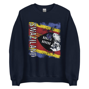 Swaziland Flag - Distressed Flag Sweatshirt