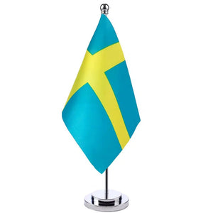 Sweden Desk Flag - Small Office Table Flag