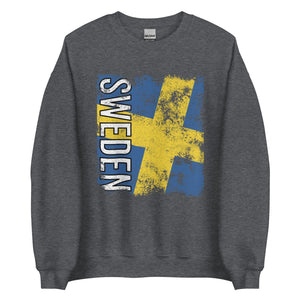 Sweden Flag - Distressed Flag Sweatshirt