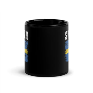 Sweden Flag Distressed - Swedish Flag Mug