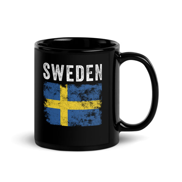 Sweden Flag Distressed - Swedish Flag Mug