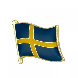 Sweden Flag Lapel Pin - Enamel Pin Flag