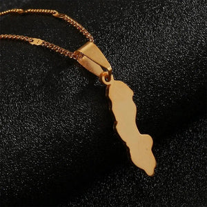 Sweden Map Necklace