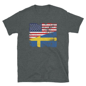 Sweden USA Flag T-Shirt