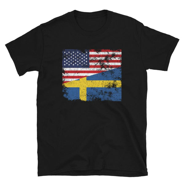 Sweden USA Flag T-Shirt