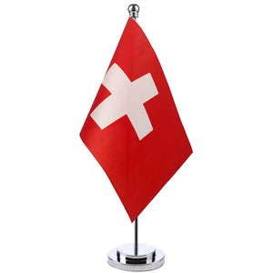 Switzerland Desk Flag - Small Office Table Flag