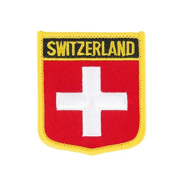 Switzerland Flag Patch - Sew On/Iron On Patch