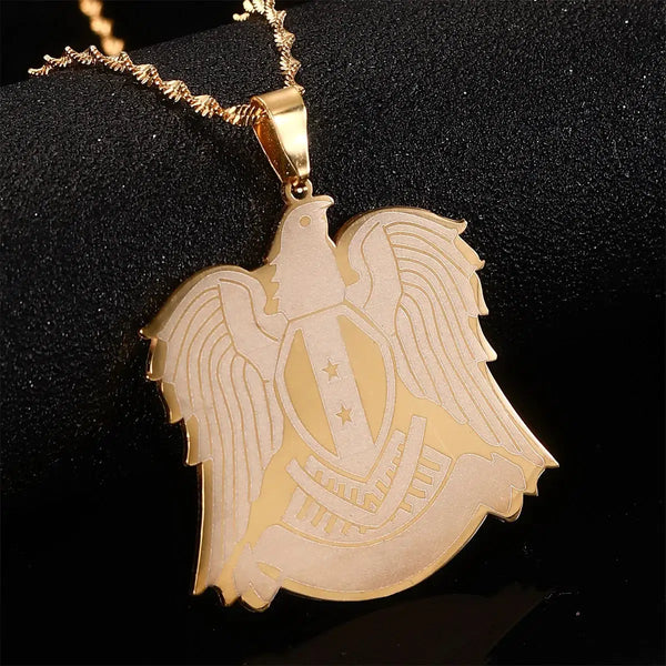 Syria Eagle Pendant Necklace