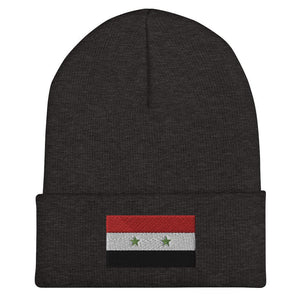 Syria Flag Beanie - Embroidered Winter Hat