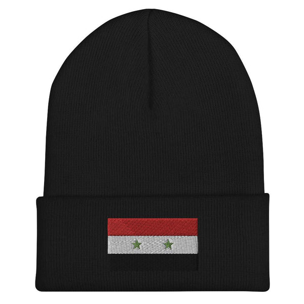 Syria Flag Beanie - Embroidered Winter Hat