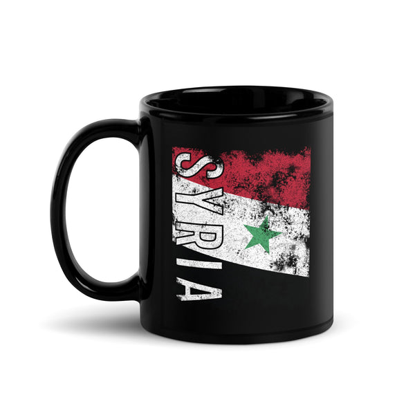 Syria Flag - Distressed Flag Mug