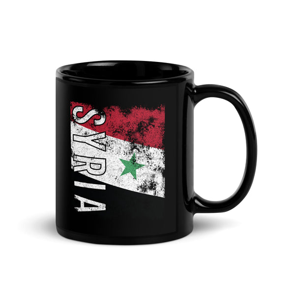 Syria Flag - Distressed Flag Mug