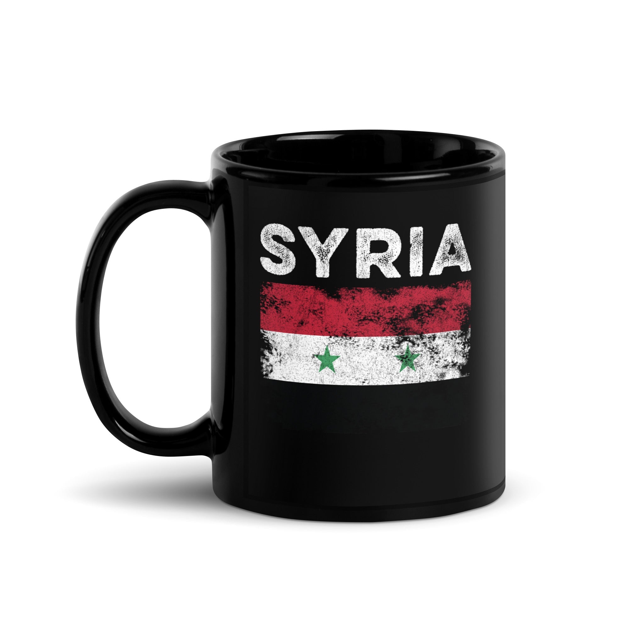 Syria Flag Distressed - Syrian Flag Mug