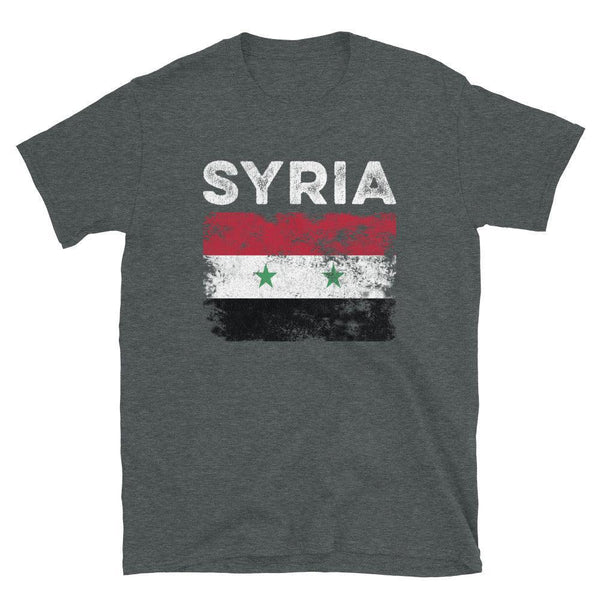 Syria Flag Distressed - Syrian Flag T-Shirt