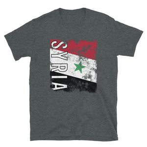 Syria Flag Distressed T-Shirt