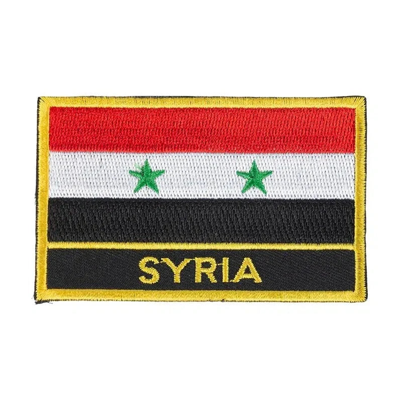 Syria Flag Patch - Sew On/Iron On Patch