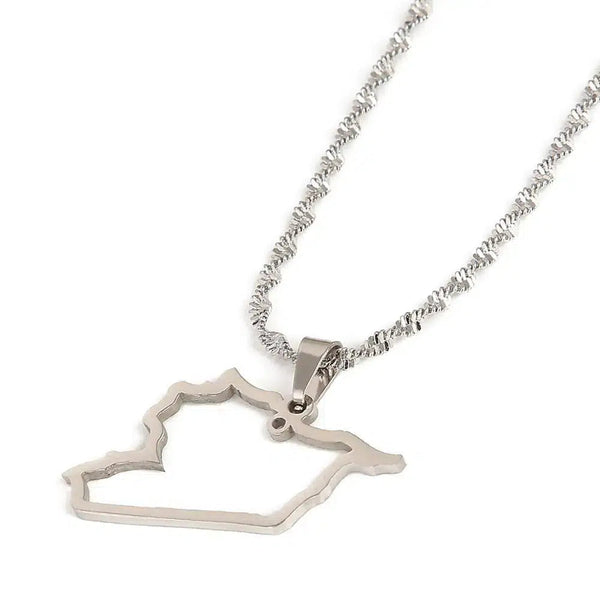 Syria Map Necklace