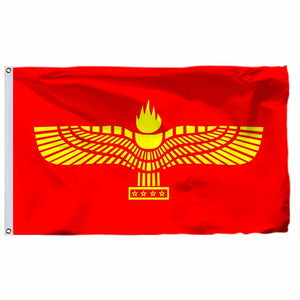Syriac Aramaic Flag - 90x150cm(3x5ft) - 60x90cm(2x3ft)