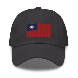 Taiwan Flag Cap - Adjustable Embroidered Dad Hat