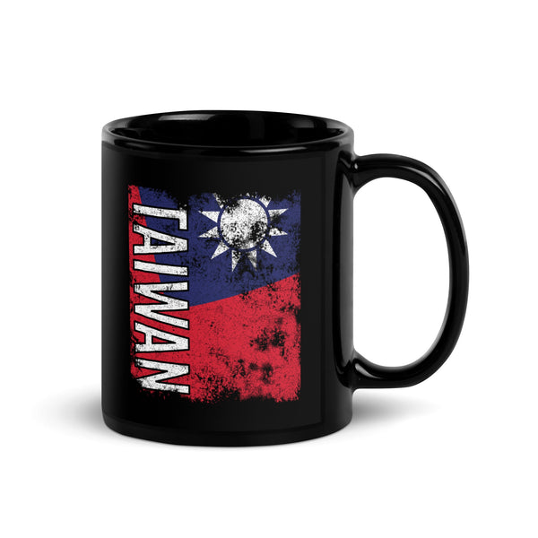 Taiwan Flag - Distressed Flag Mug