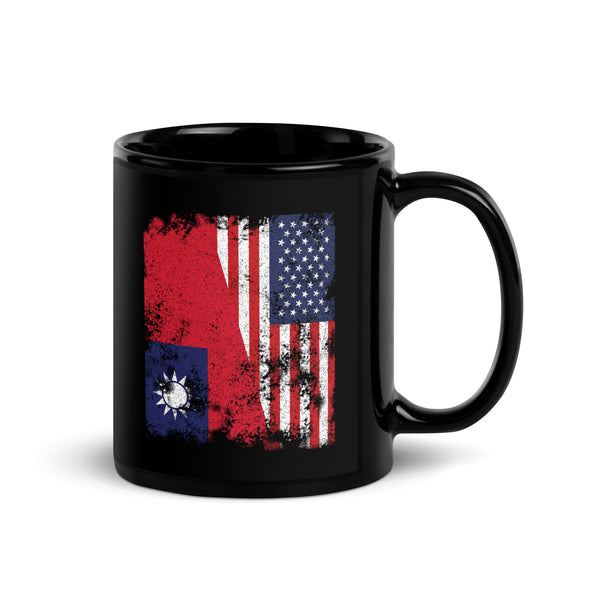 Taiwan USA Flag - Half American Mug