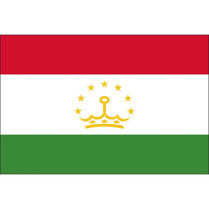 Tajikistan Flag - 90x150cm(3x5ft) - 60x90cm(2x3ft)