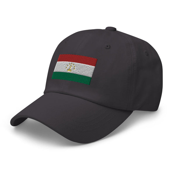 Tajikistan Flag Cap - Adjustable Embroidered Dad Hat