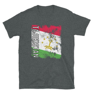 Tajikistan Flag Distressed T-Shirt