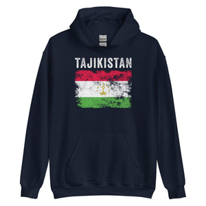 Tajikistan Flag Vintage Tajikistani Flag Hoodie