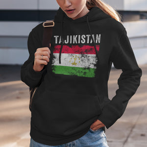 Tajikistan Flag Vintage Tajikistani Flag Hoodie