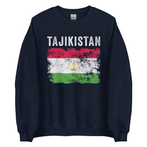 Tajikistan Flag Vintage Tajikistani Flag Sweatshirt