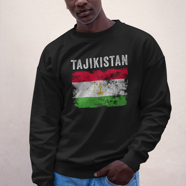 Tajikistan Flag Vintage Tajikistani Flag Sweatshirt