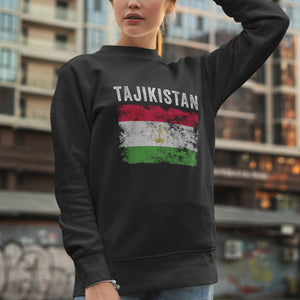 Tajikistan Flag Vintage Tajikistani Flag Sweatshirt