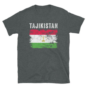 Tajikistan Flag Vintage Tajikistani Flag T-Shirt