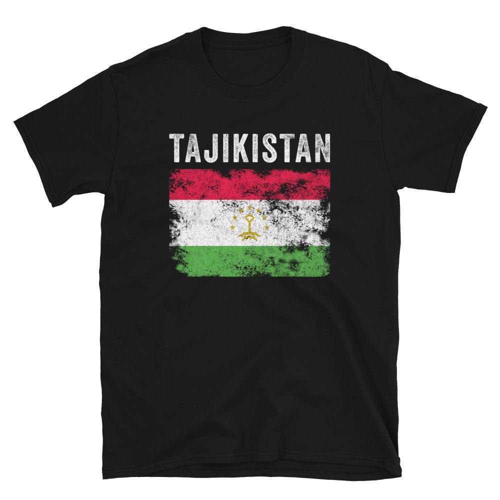 Tajikistan Flag Vintage Tajikistani Flag T-Shirt