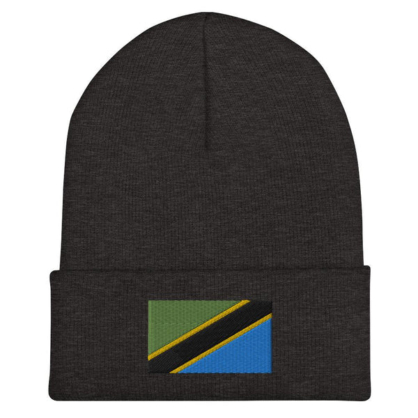 Tanzania Flag Beanie - Embroidered Winter Hat