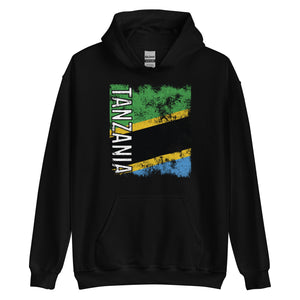 Tanzania Flag - Distressed Flag Hoodie