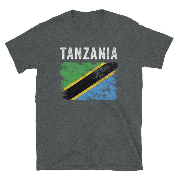 Tanzania Flag Distressed Tanzanian Flag T-Shirt