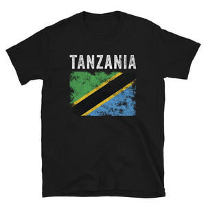 Tanzania Flag Distressed Tanzanian Flag T-Shirt