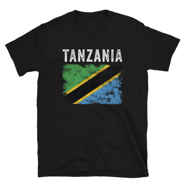 Tanzania Flag Distressed Tanzanian Flag T-Shirt