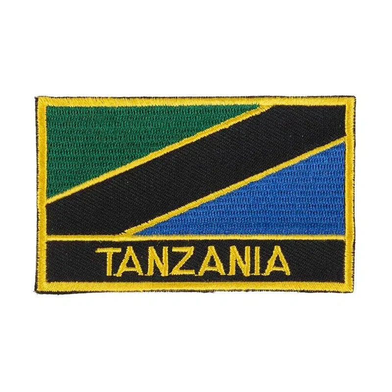 Tanzania Flag Patch - Sew On/Iron On Patch